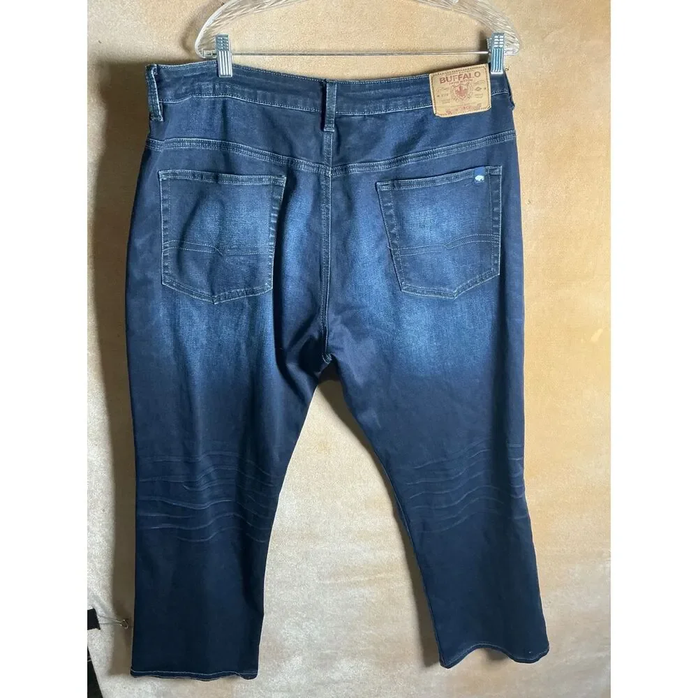 Buffalo‎ David Bitton Men's Straight Six Dark Wash Denim Jeans W40 L30